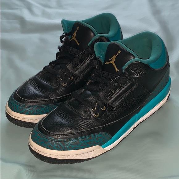 Jordan Nike Kids Air 3 Retro Basketball Shoes - Picture 1 of 7